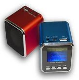 D-08 Mini Caixa De Som Portátil Micro Sd P2 Usb Mp3 Iphone