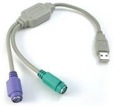 Adaptador Conversor Usb Teclado E Mouse Ps2 P/ Pc E Notebook