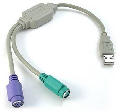 Adaptador Conversor Usb Teclado E Mouse Ps2 P/ Pc E Notebook
